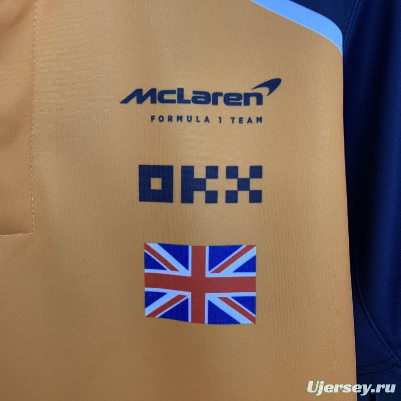 2025 Polo F1 Formula Orange Mclaren Norris Jersey
