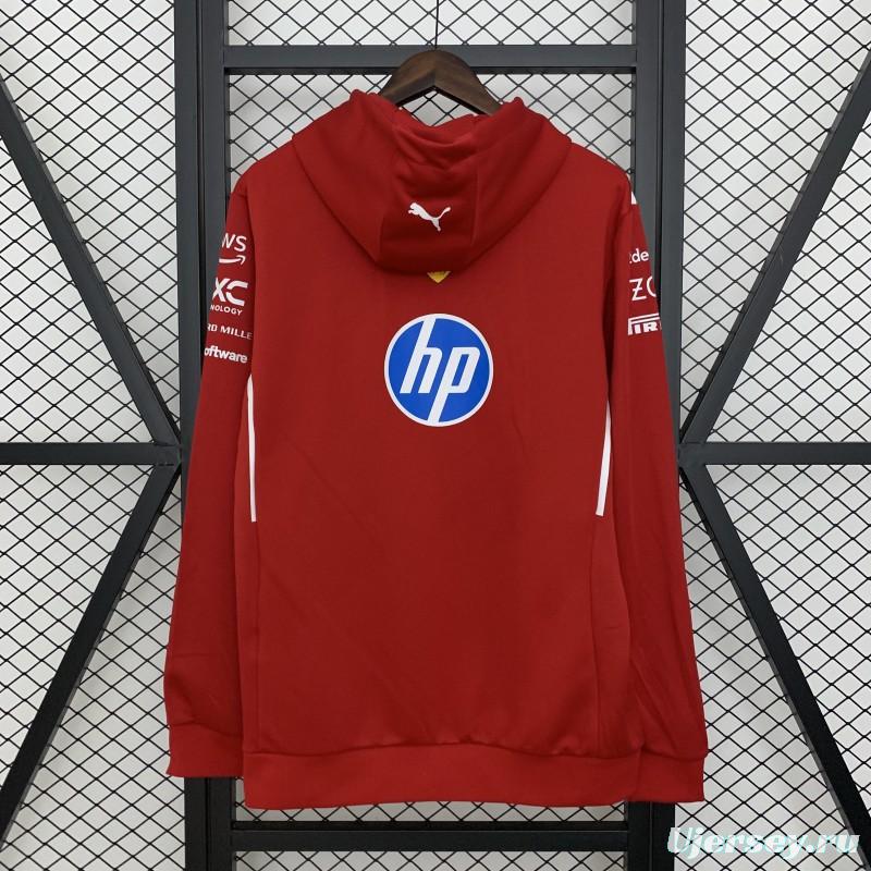 2025 F1 Formula Farrari Red Hoodie