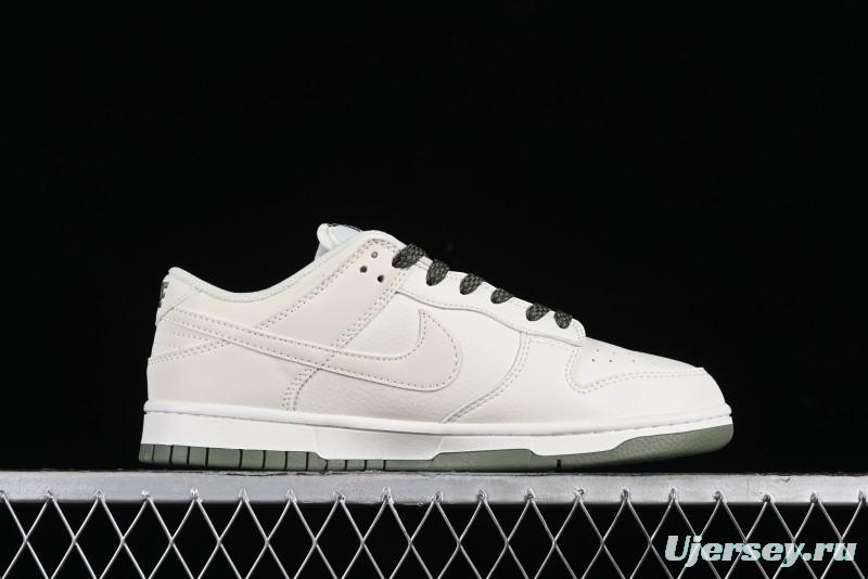 Nike SB Dunk Low Collaboration Triple Swoosh Military Green Colorway Low-Top Casual Skateboarding Shoes - NK5639-323