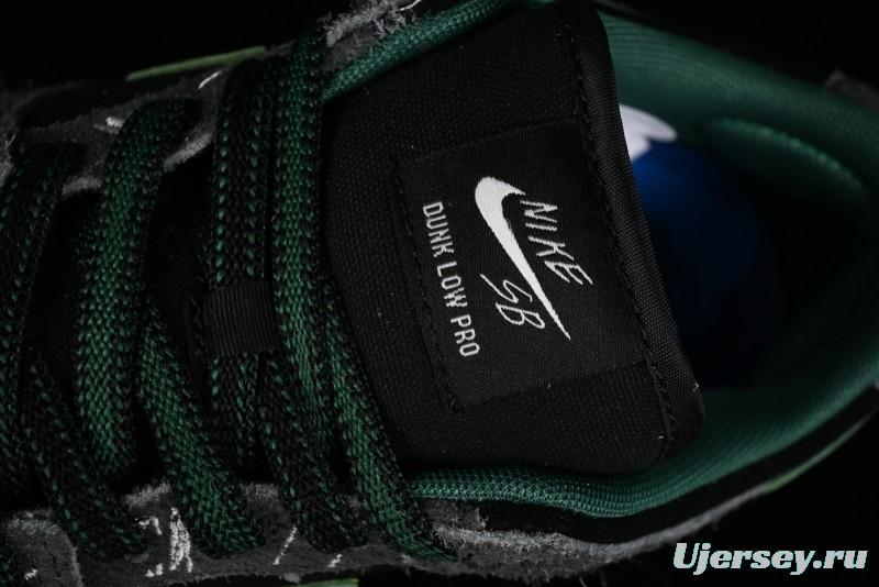 Nike There Skateboards x Nike SB Dunk Low Graffiti Art Style Collaboration SB Low Top Casual Skate Shoes - HF7743-001