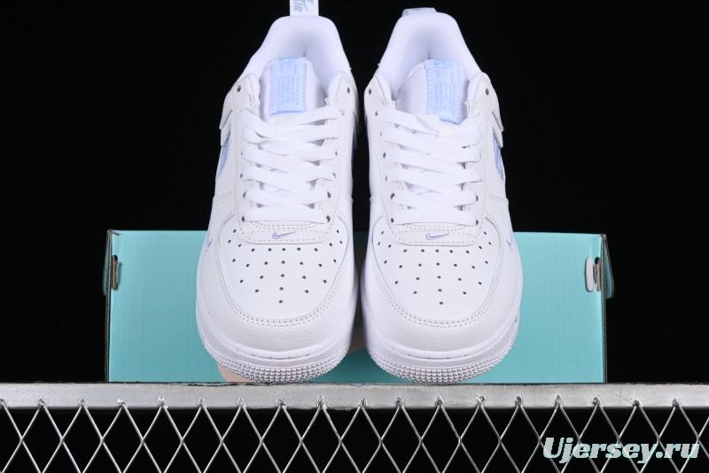 Nike Air Force 1 '07 Low Hazy Purple Casual Sneakers with Full-Length Air Solo Cushion - FB8971-800