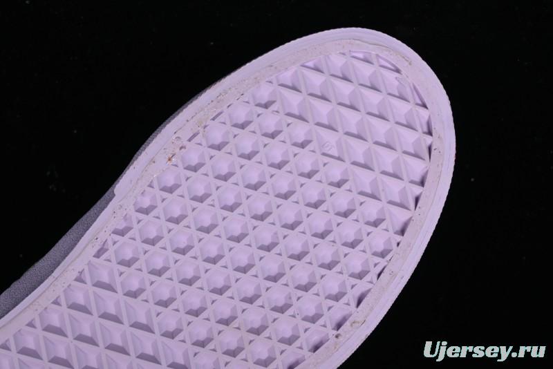 Vans Authentic White Purple Canvas Skate Shoes - VN0009PVCGX