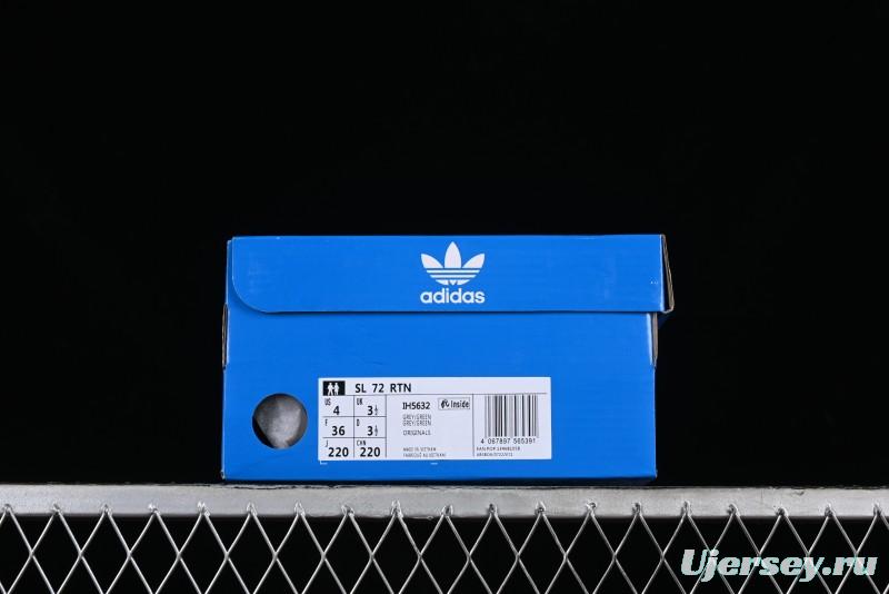 Adidas Originals SL 72 Retro Running Shoes with Ecotex Tongue and EVA Midsole - IH5632