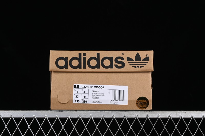 Adidas Originals Gazelle Indoor IF9643 Retro Casual Low-Top Skateboard Shoes with Anti-Slip and Wear-Resistant Sole