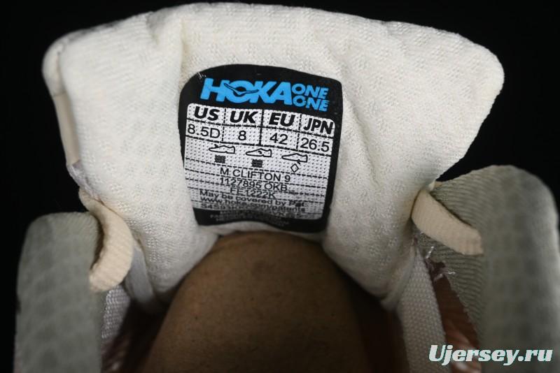 HOKA ONE ONE Clifton 9 Lightweight Breathable Knit Mesh Running Shoes - 1127895 OKB