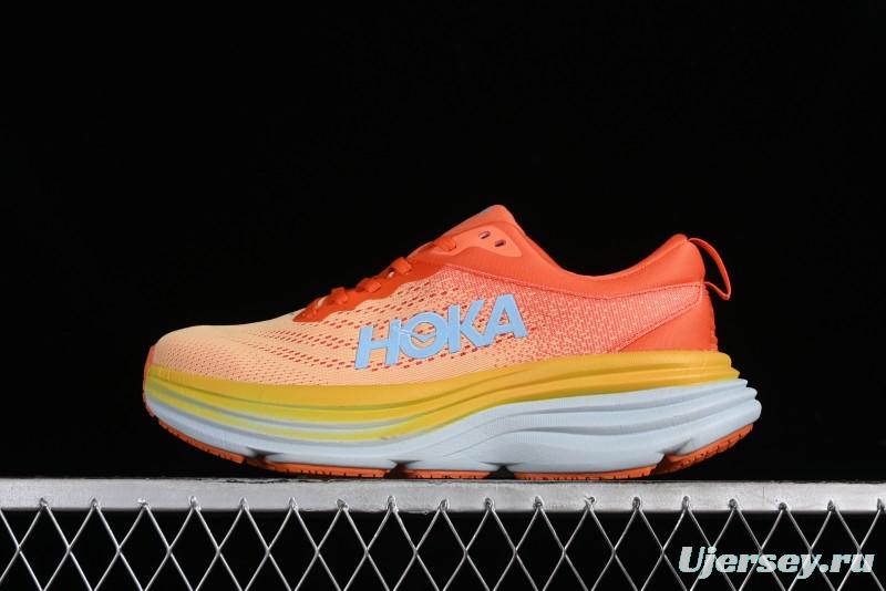 HOKA ONE ONE Bondi 8 Functional Cushioned Running Shoes - 1123202 PBAY