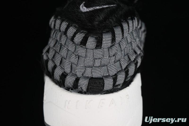 Nike Air Footscape Woven Asymmetrical Weave Slip-Resistant Low-Top Lifestyle Sneakers - FB1959-001