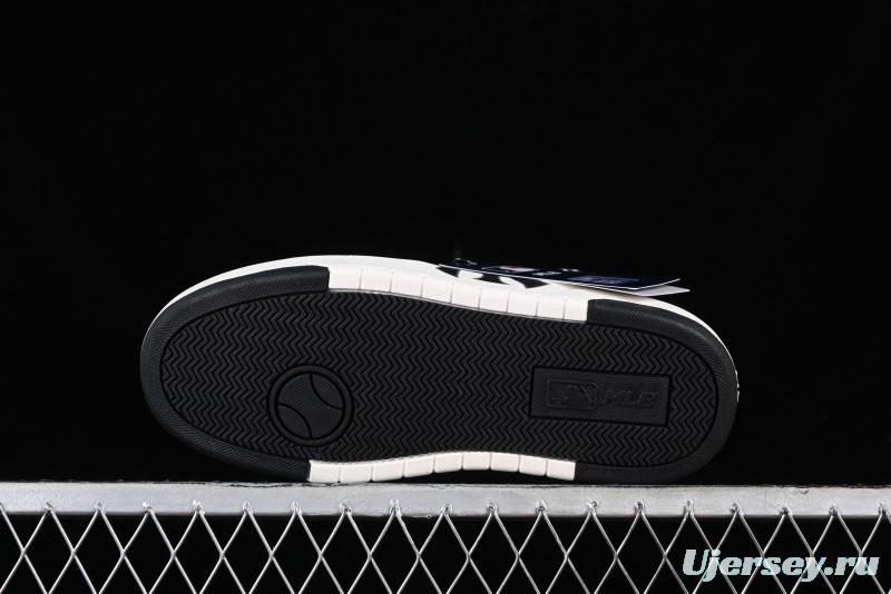 MLB Chunky Liner New York Yankees Hook & Loop Lightweight Platform Sneakers with 6cm Height Increase - 3ASXLM13N50BKS