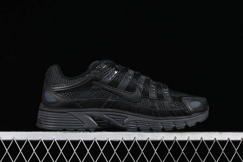 Nike P-6000 PRM Retro Casual Sneakers with Vintage Running Shoe Design - FQ8732-010