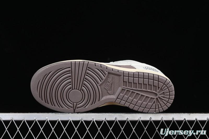 Nike SB Dunk Low LV Collaboration - Denim Patchwork Anniversary High-End Custom Low-Top Casual Sneakers - JH8310-956