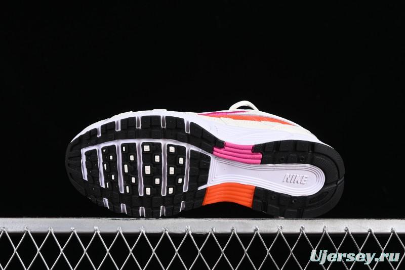 Nike P-6000 Retro Casual Sneakers Dad Shoes with Layered Design and Lightweight Body - CW1351-100