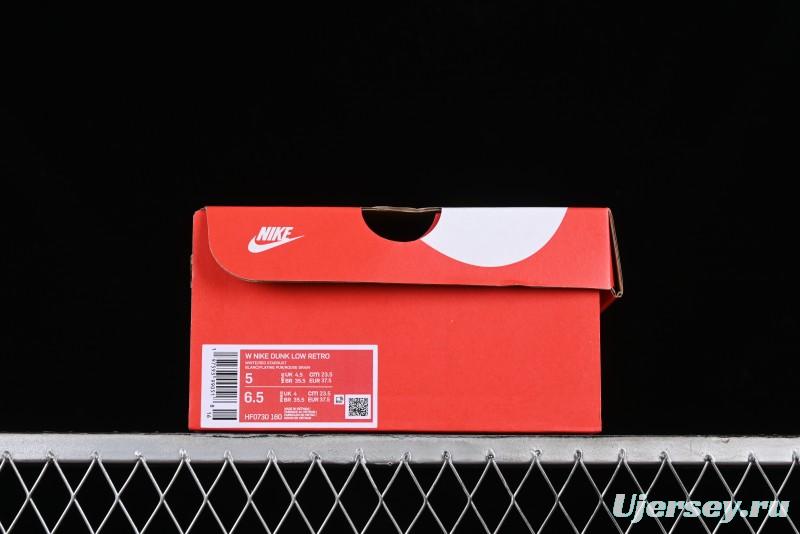 Nike Dunk Low Retro SB Casual Skate Shoes in Light Grey Blue with Silver Swoosh and Deconstructed Straps - HF0730-160
