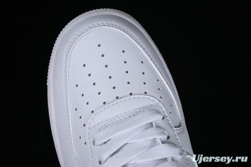 Nike Air Force 1 '07 Low Casual Sneakers with Full-Length Air Cushion - AO1635-100