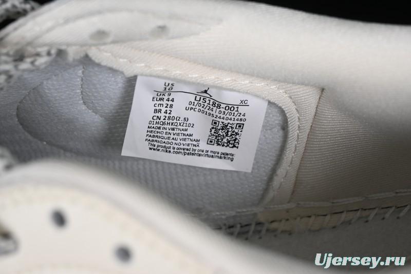 Nike Air Jordan 1 Low OG SP Travis Scott x Fragment Design Collaboration Sneakers - LJ5188-001