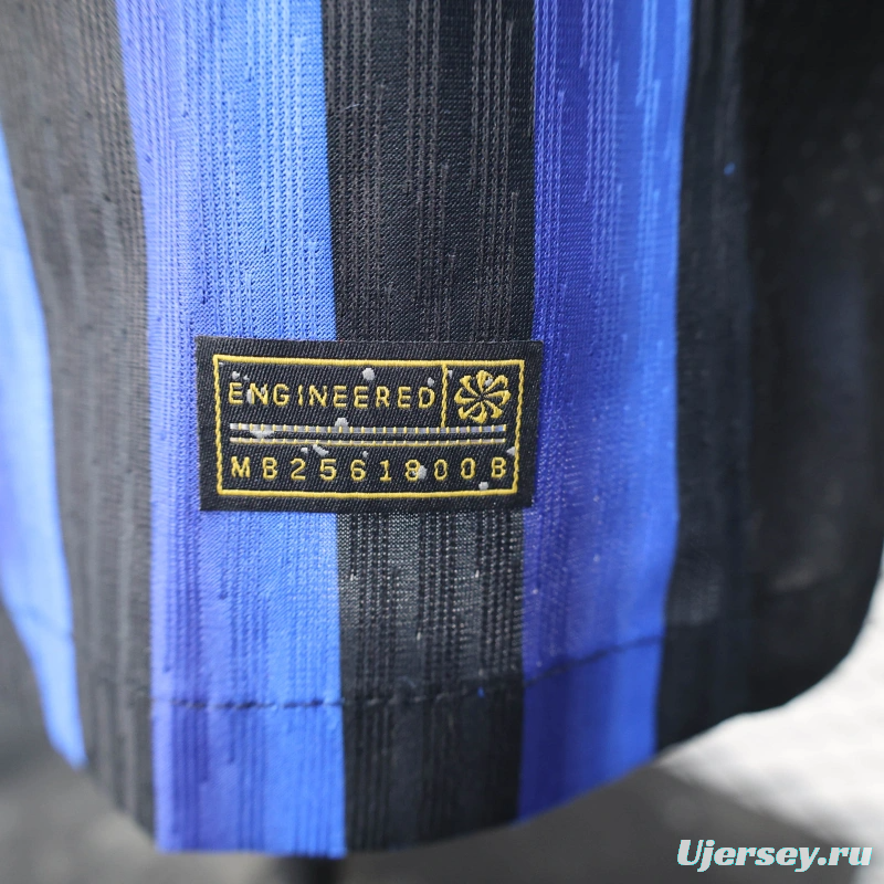 25/26 Player Version Inter Milan Home Long Sleeve Jersey