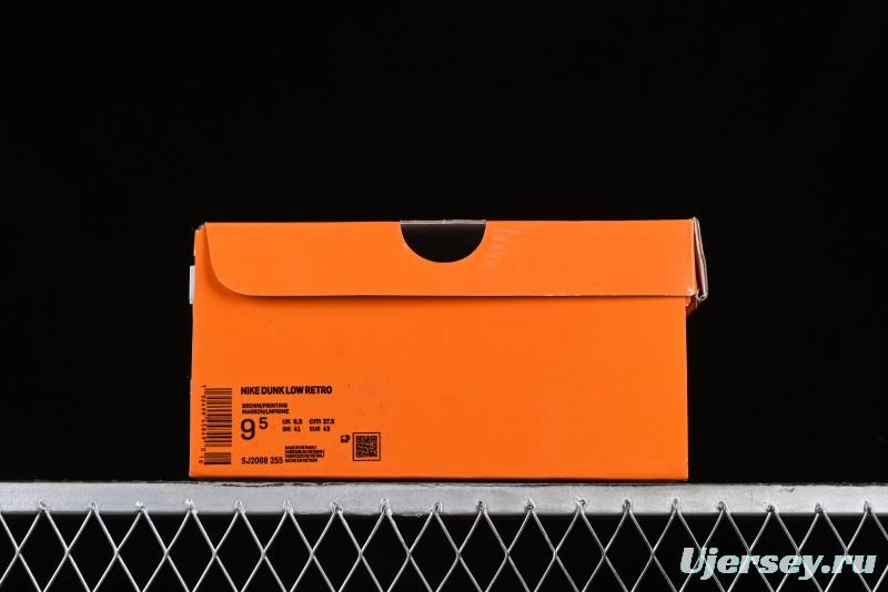 Nike SB Dunk Low LV Collaboration - Checkerboard Brown Monogram White Swoosh Anniversary High-End Custom Low-Top Casual Skate Shoes - SJ2068-255