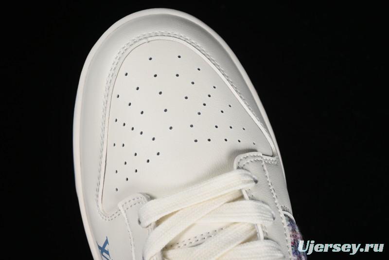 Nike SB Dunk Low LV Collaboration - Beige Blue Chanel Style Anniversary High-End Custom Low-Top Casual Sneakers - XX2025-323