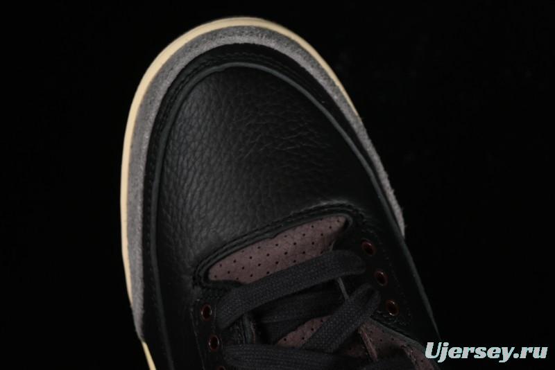 Nike A Ma Maniere x Air Jordan 3 Retro Black Sneakers - FZ4811-001