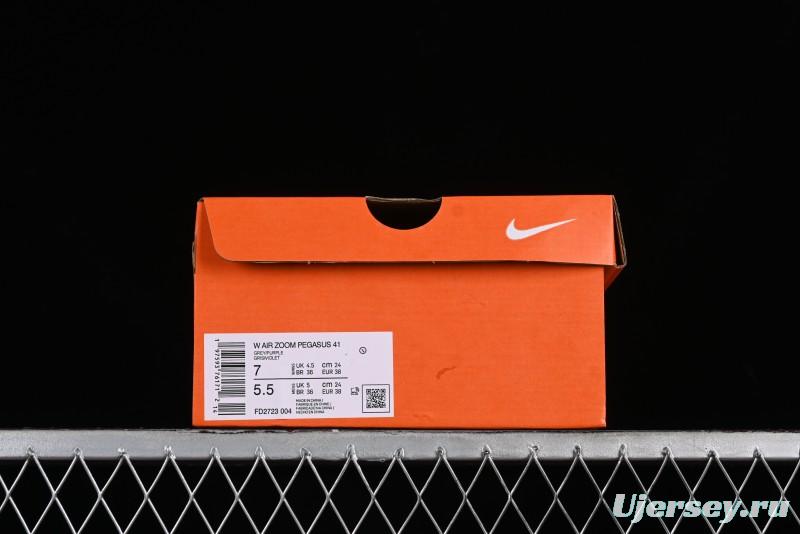 Nike Air Zoom Pegasus 41 Breathable Lightweight Running Shoes with Cushioned Support - FD2723-004