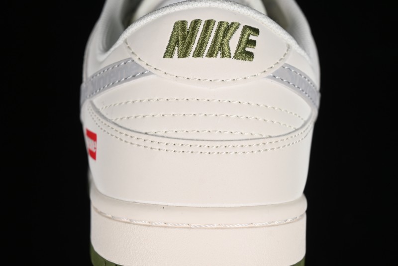 Nike SB Dunk Low Supreme Collaboration - Beige Anniversary High-End Custom Low-Top Casual Sneakers - XX2025-330