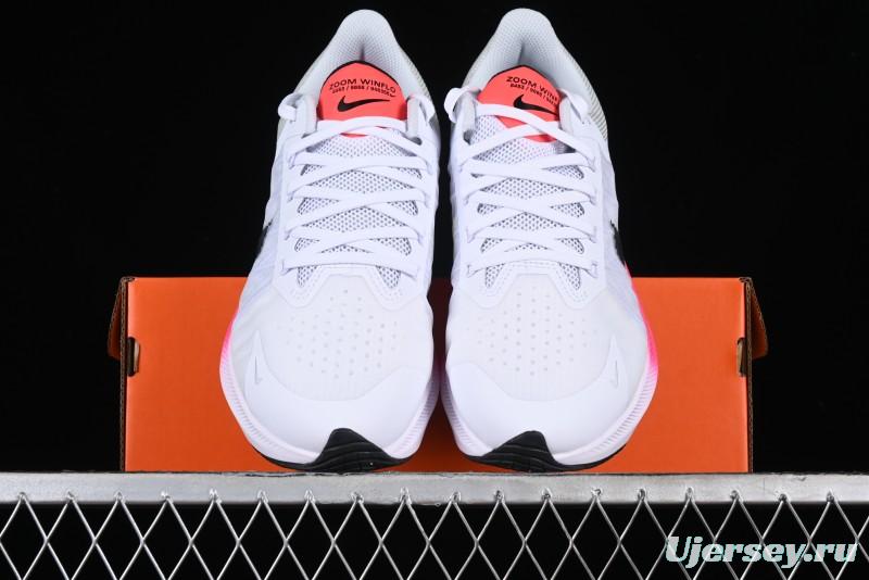 Nike Zoom Winflo 8 Breathable Mesh Running Shoes with Forefoot and Heel Zoom Air Cushion - CW3419-100