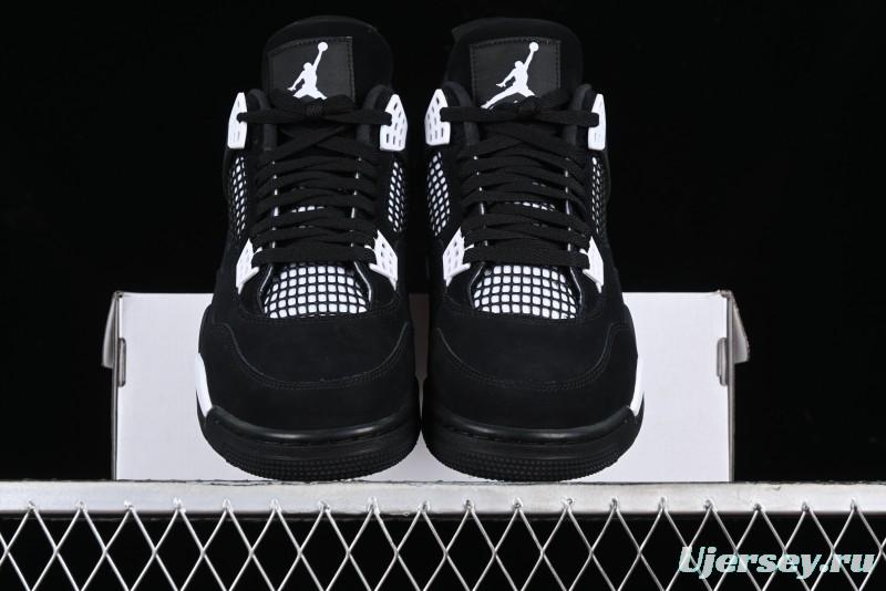 Nike Air Jordan 4 Retro White Thunder Basketball Shoes - FQ8138-001