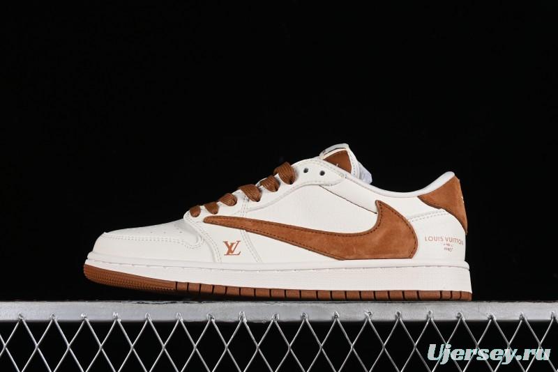 Nike Air Jordan 1 Low OG SP Travis Scott x Fragment Design Collaboration Sneakers - LX1988-900