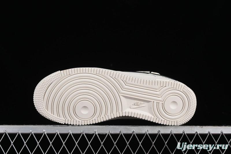 Nike Air Force 1 '07 Low Custom Cappuccino Anime-Themed Spray-Painted Casual Sneakers with Strap - ZH0316-019