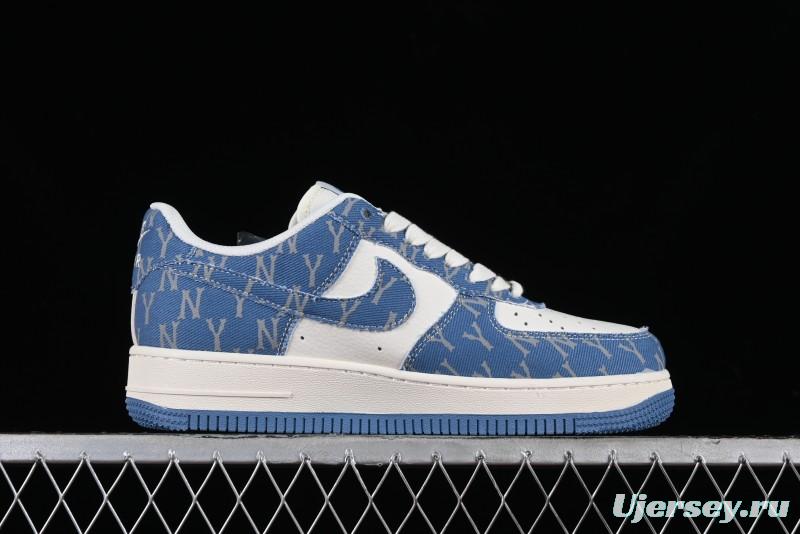 Nike Air Force 1 '07 Low LV Collaboration - Denim Double Swoosh Low-Top Casual Sneakers - HD1968-028