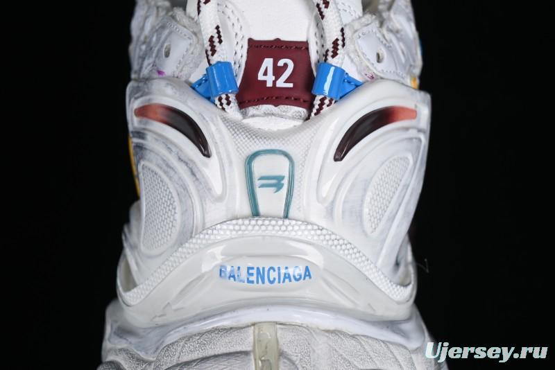 Balenciaga Runner Kith Four Color Retro Casual Sneakers - W3RBMU9754