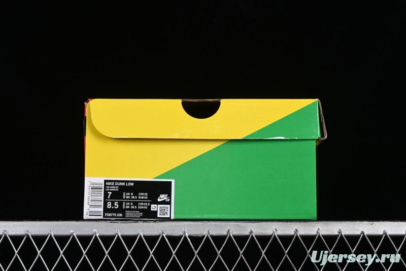 Nike HUF x SB Dunk Low NYC San Francisco Collaboration Skate Shoes - FD8775-100