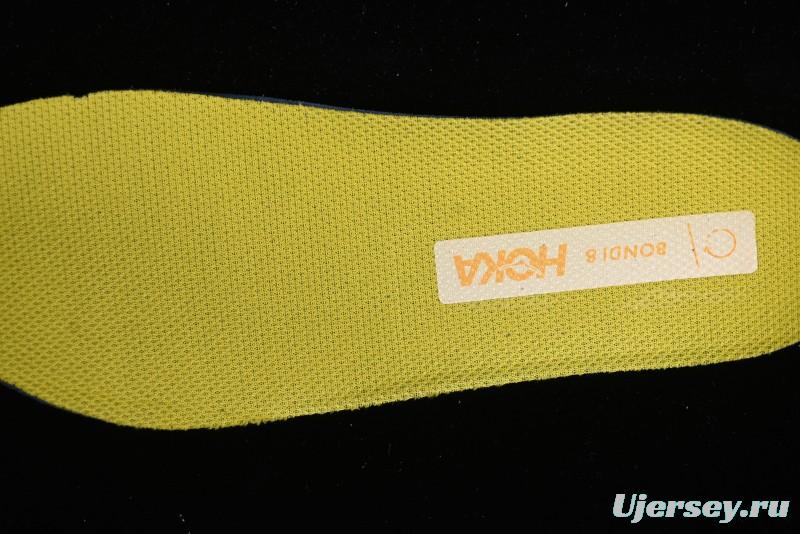 HOKA ONE ONE Bondi 8 Functional Cushioned Running Shoes with Engineered Mesh Upper - 1127954 SSCA