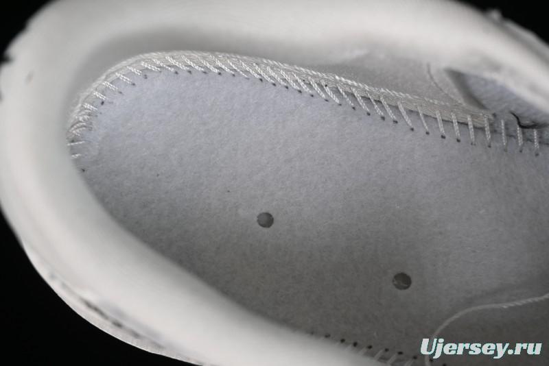 Nike Travis Scott x Fragment Design x Jordan Air Jordan 1 Low OG SP AJ1 LV Black Denim Print Low-Top Casual Sneakers - SJ2068-008