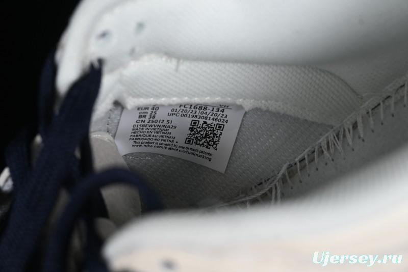 Nike SB Dunk Low LV Collaboration - Suede Navy Blue Anniversary High-End Custom Low-Top Casual Skate Shoes - FC1688-134