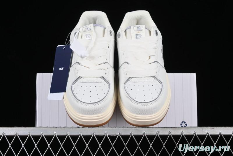 New York Yankees MLB Chunky Runner Basic Lace-Up Lightweight Casual Sneakers - 3ASXCBS4N50IVS