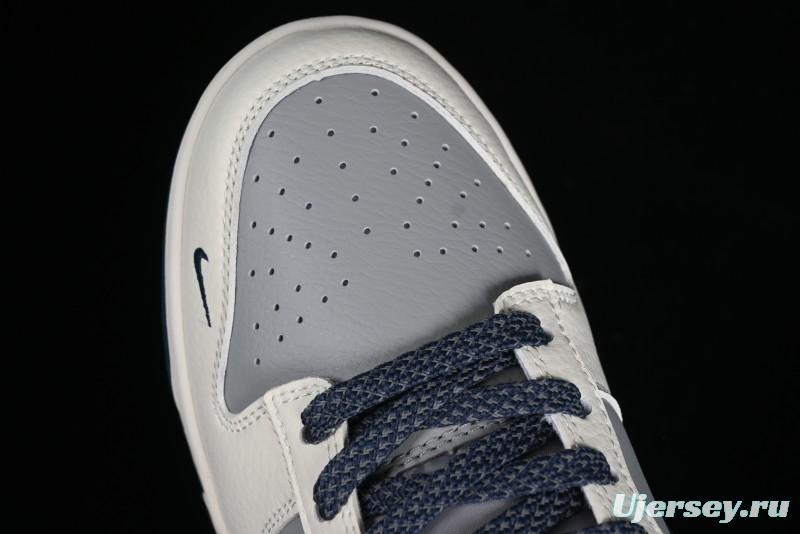 Nike SB Dunk Low BAPE Collaboration - Light Blue Grey Anniversary High-End Custom Low-Top Casual Skate Shoes - BB8969-001
