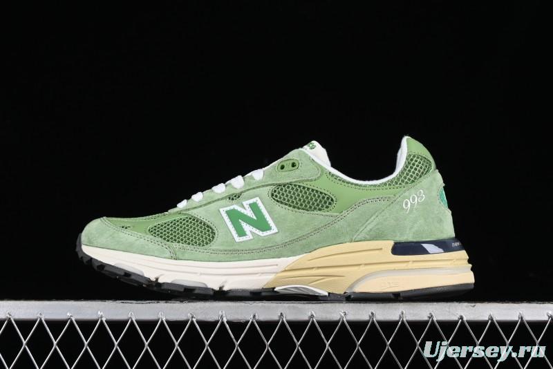New Balance Made In USA M993 Series Classic Retro Running Shoes - U993WG