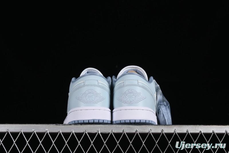 Nike Air Jordan 1 Low AJ1 White Magnolia Casual Sneakers - DC0774-164