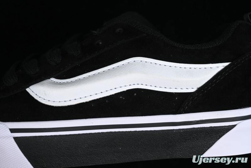 Vans Classics Knu Skool Retro Skate Shoes with Enlarged Toe and Thickened Tongue - VN0009QCWBL