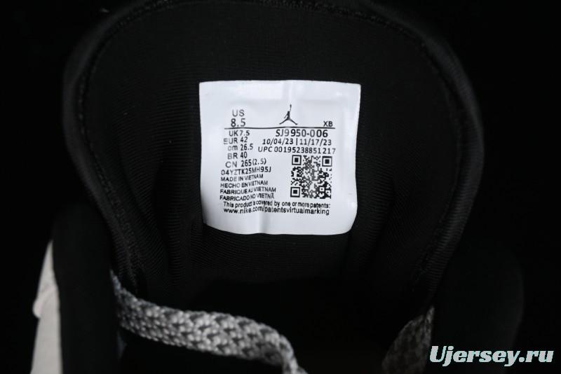 Nike Air Jordan 1 Low LV Collaboration - Black Denim Print Custom High-End Basketball Shoes - SJ9950-006