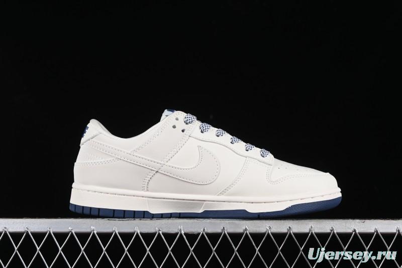 Nike SB Dunk Low LV Collaboration - Double Swoosh Blue Sole Anniversary High-End Custom Low-Top Casual Skate Shoes - XX2025-320
