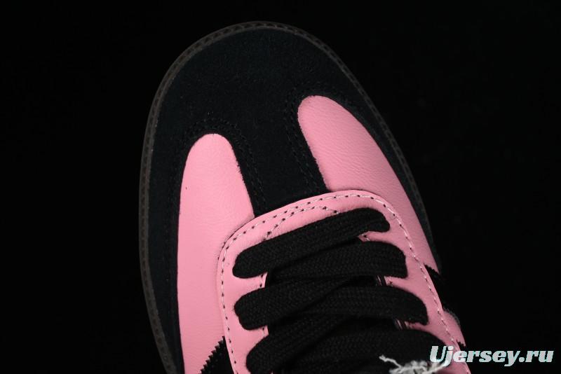 Adidas Samba OG B75807 Customized Casual Sneakers with Vibrant Hot Pink and Sweet Black Colorway - B75807