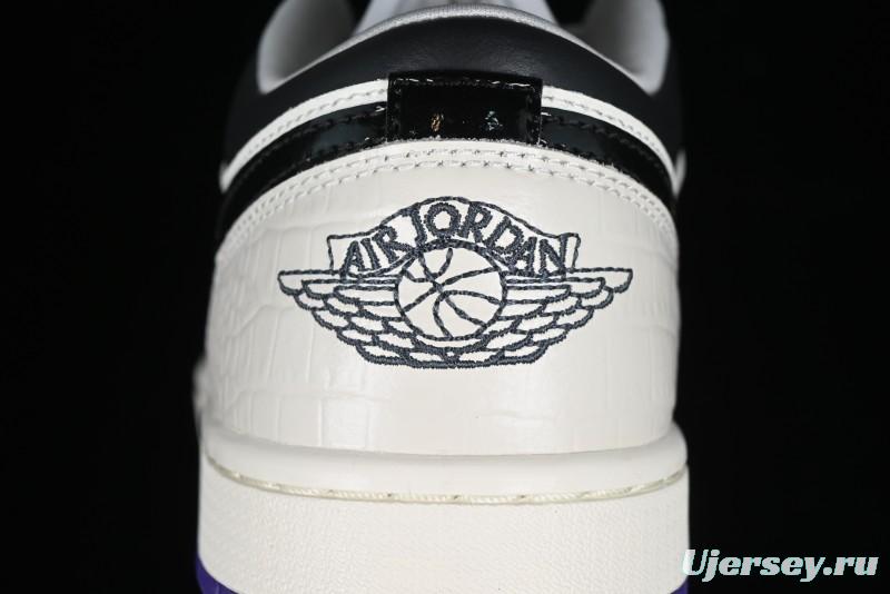Nike Air Jordan 1 Low "Purple" Casual Sneakers - HF5759-101