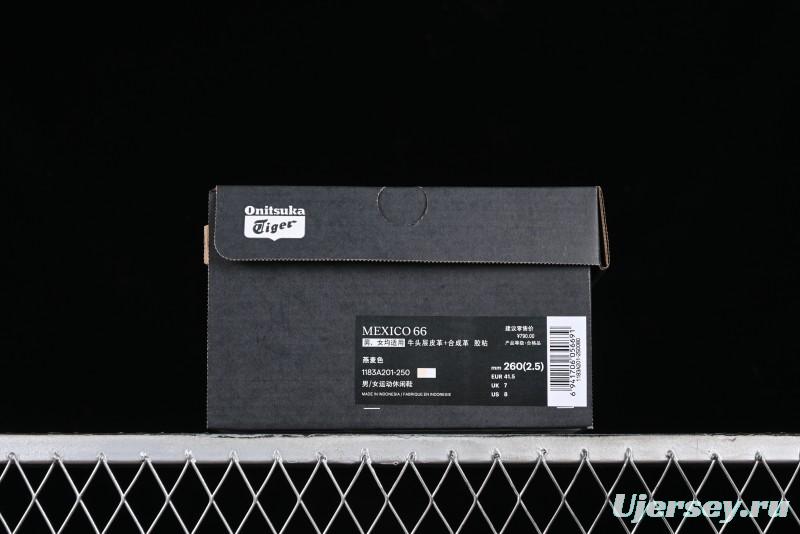 Onitsuka Tiger Mexico 66 Low-Top Leather Sneakers for Casual Running - 1183A201-250