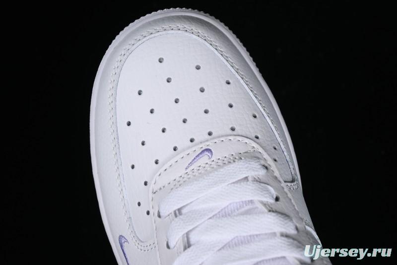 Nike Air Force 1 '07 Low Hazy Purple Casual Sneakers with Full-Length Air Solo Cushion - FB8971-800