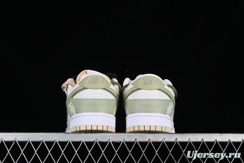Nike Dunk Low FZBB Chinese Tea Gift Box Palace Longjing Tea SB Lace-Up Low-Top Casual Sneakers - DV0831-003