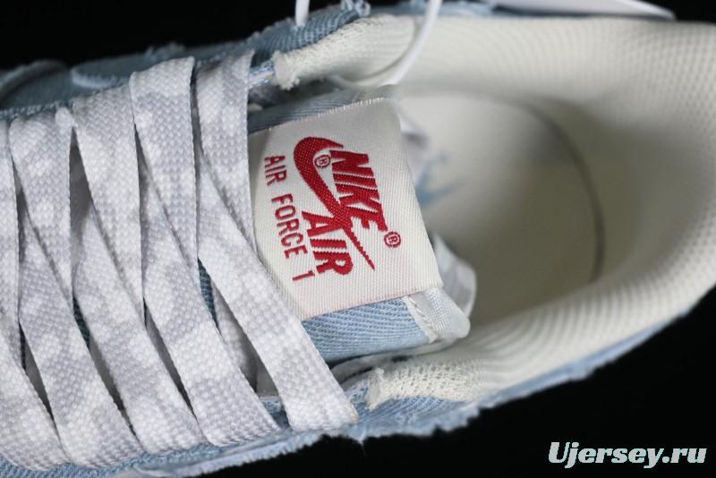 Levi's x Nike Air Force 1 '07 Low Denim Casual Sneakers - CH2211-168