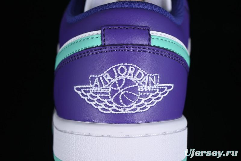 Nike Air Jordan 1 Low AJ1 Charlotte Hornets Lifestyle Casual Sneakers - HJ9013-550
