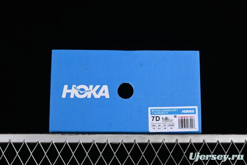 Hoka One One Challenger ATR 7 Low Trail Running Shoes with Lightweight Cushioned Midsole - 1134498 MGTR