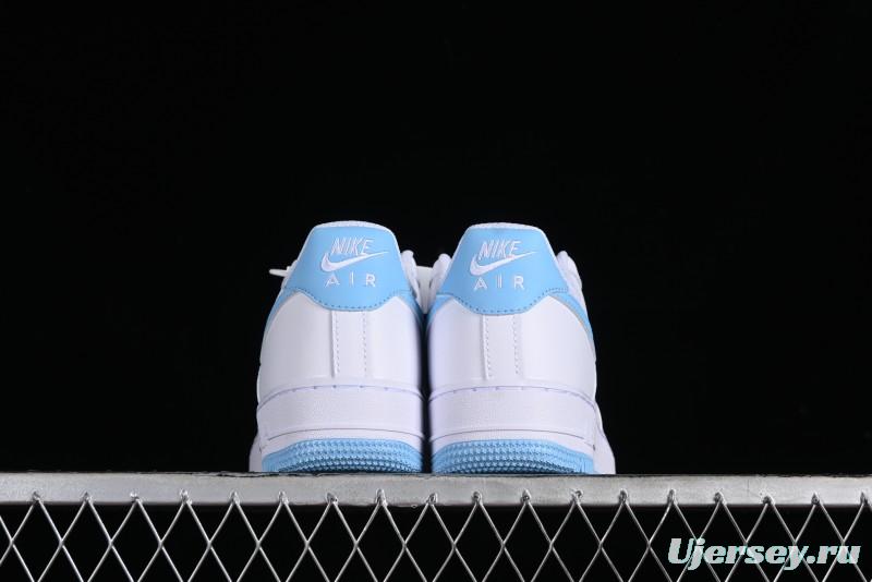 Nike Air Force 1 '07 Low White Blue Casual Sneakers - FQ4296-100